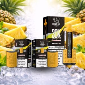 Crown Bar Al Fakher Hypermax 30K – Pineapple Ice
