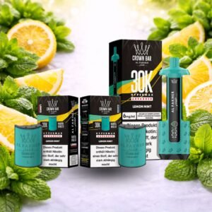 Crown Bar Al Fakher Hypermax 30K – Lemon Mint