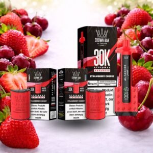 Crown Bar Al Fakher Hypermax 30K – Strawberry Cherry