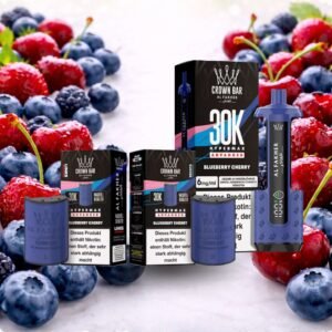 Crown Bar Al Fakher Hypermax 30K – Blueberry Cherry