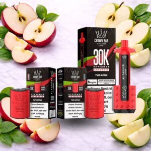 Crown Bar Al Fakher Hypermax 30K – Two Apple