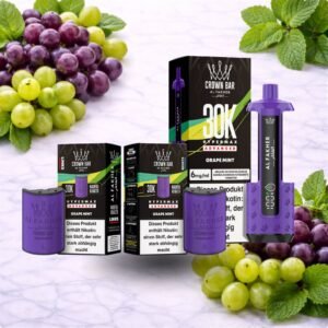 Crown Bar Al Fakher Hypermax 30K – Grape Mint