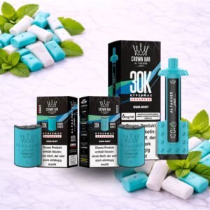 Crown Bar Al Fakher Hypermax 30K – Gum Mint