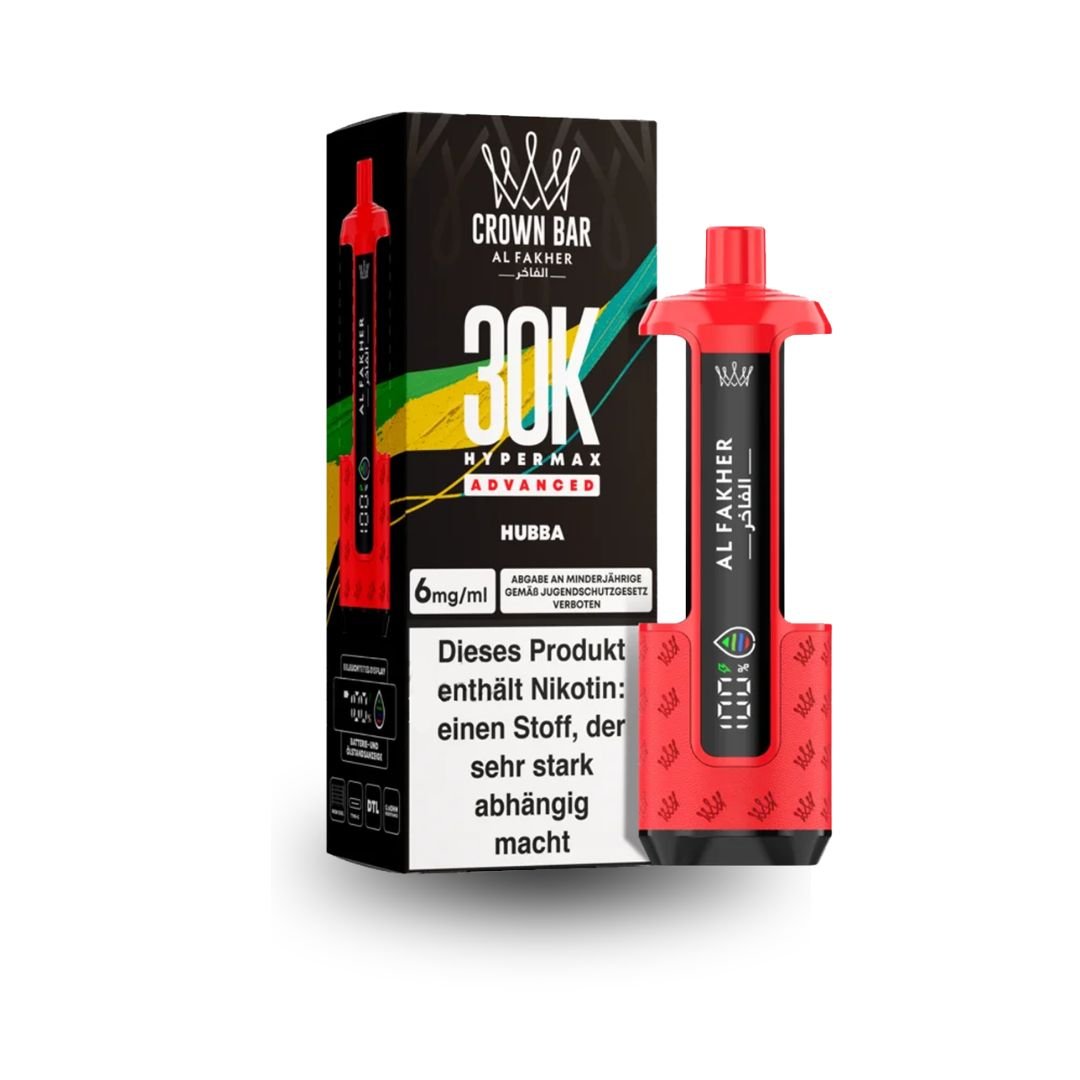 Crown Bar Al Fakher Hypermax 30K – Hubba - Image 2