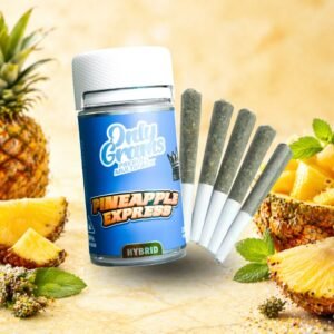 OnlyGrams Superior Prerolls – Pineapple Express (5 x 0.5g)
