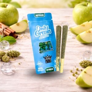 OnlyGrams Superior Big Prerolls – Sour Apple (2 x 1.5g)