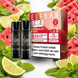 ELFBAR ELFA Prefilled Pods – Watermelon Mojito (2er Pack)