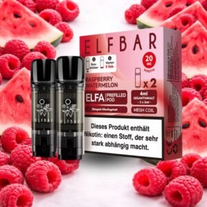 ELFBAR ELFA Prefilled Pods – Raspberry Watermelon (2er Pack)