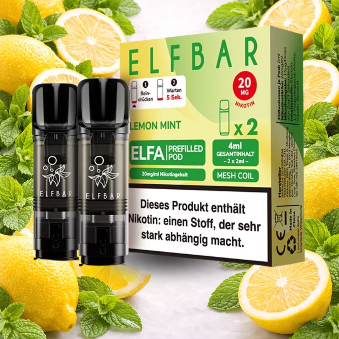 ELFBAR ELFA Prefilled Pods – Lemon Mint (2er Pack)