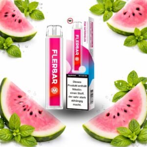 FLERBAR Disposable Vape – Pink Watermelon