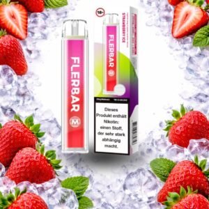 FLERBAR Disposable Vape – Strawberry Ice