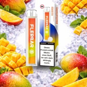 FLERBAR Disposable Vape – Mango Ice