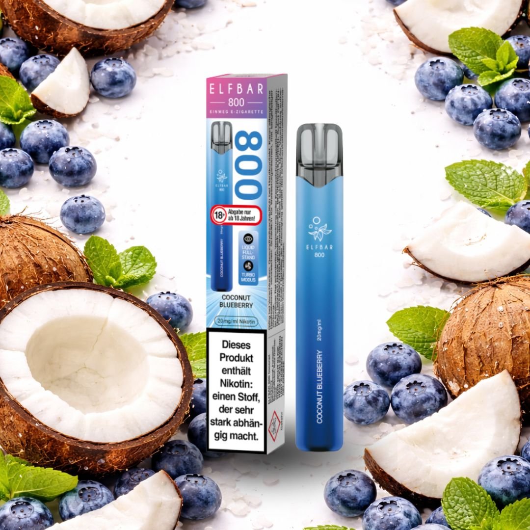 ELFBAR 800 Disposable Vape – Coconut Blueberry