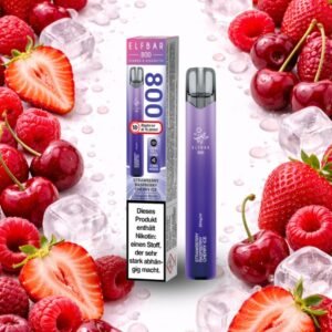 ELFBAR 800 Disposable Vape – Strawberry Raspberry Cherry Ice