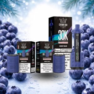 Crown Bar Al Fakher Hypermax 30K – Berry Blue